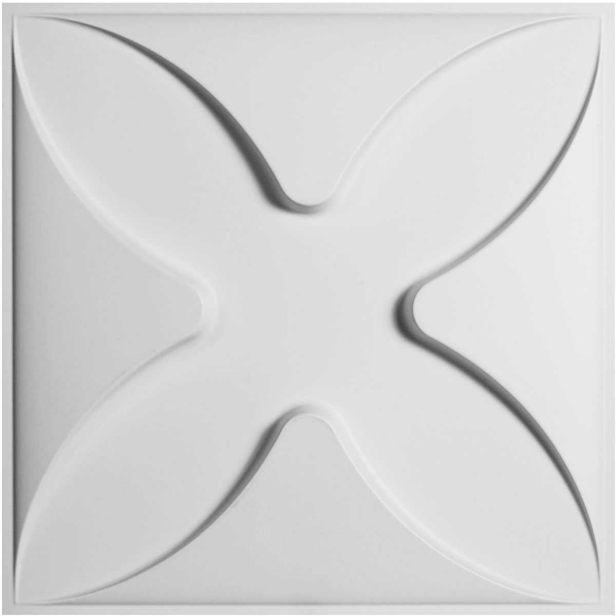 19 5/8'W x 19 5/8'H Austin EnduraWall Decorative 3D Wall Panel, White