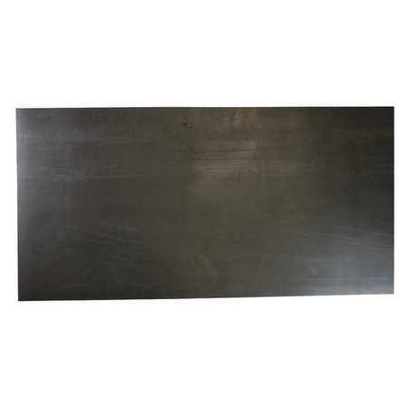 E. JAMES 1/16' High Grade Neoprene Rubber Sheet, 12'x36', Black, 50A, 355-1/16HGC