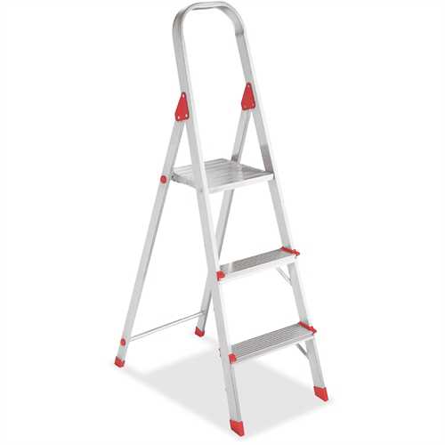 Louisville 3' Euro Aluminum Platform Ladder L234603