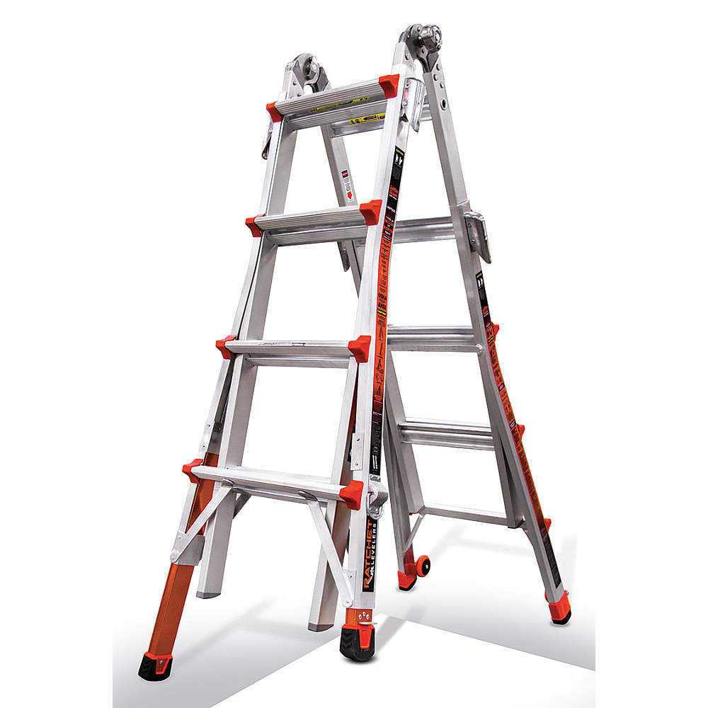 LITTLE GIANT Multipurpose Ladder,17 ft.,300 lb. 12017-801