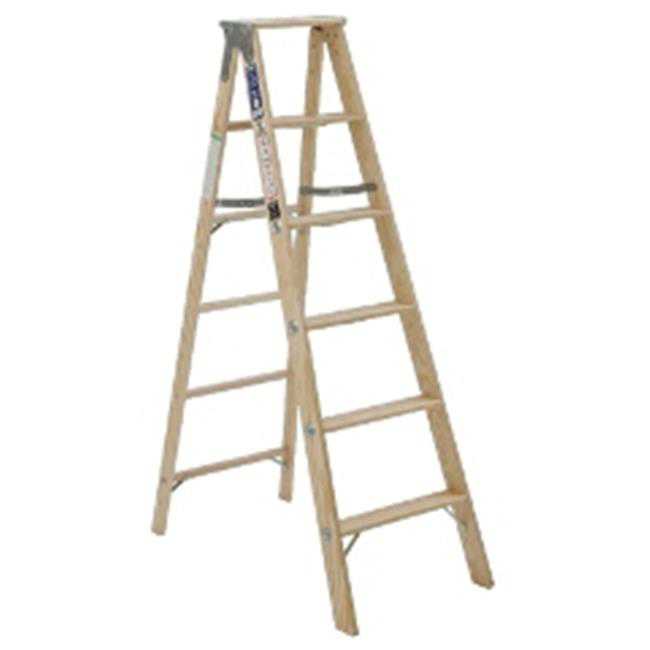 Michigan Ladder 131105 5 ft Michigan Stocky Wood Step Ladder