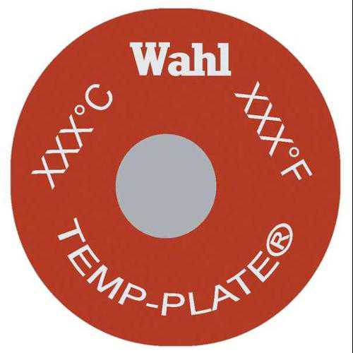 WAHL 414-140F-060C Non-Rev Temp Indicator, Mylar, PK20