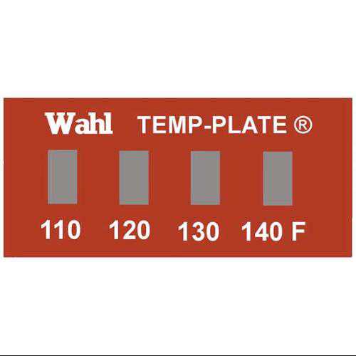 WAHL 101-4-110F Non-Rev Temp Indicator, Mylar, PK10