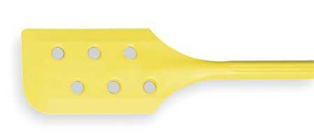 Remco Long Mixing Paddle, With Holes, Polypropylene, Yellow, 67766