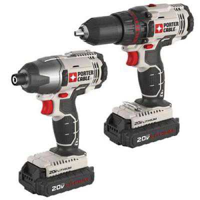 PORTER-CABLE 20V Lithium Ion 2 Tool Combo Kit