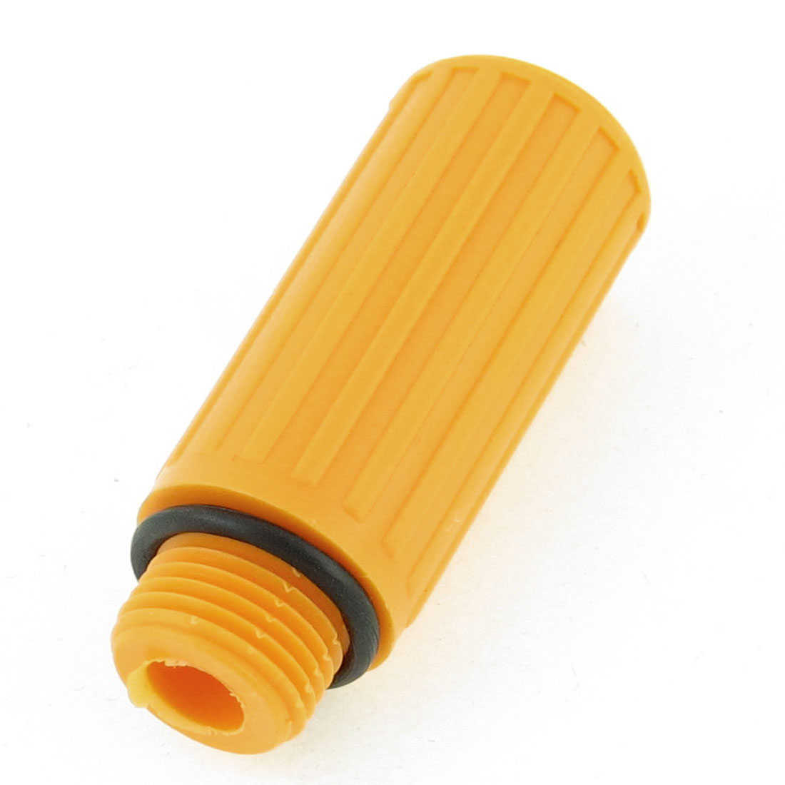 Unique Bargains 3/8 PT 16mm Diameter Thread Air Compressor Oil Plug Light Orange