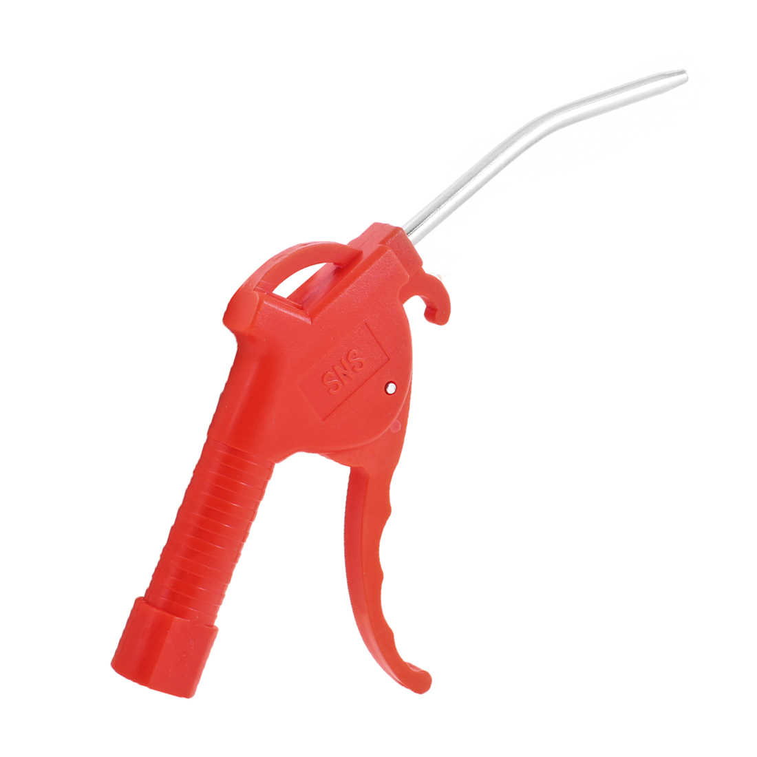 Unique Bargains Red Plasitc Antislip Handle Angled Nozzle Air Blow Gun Cleaner Tool