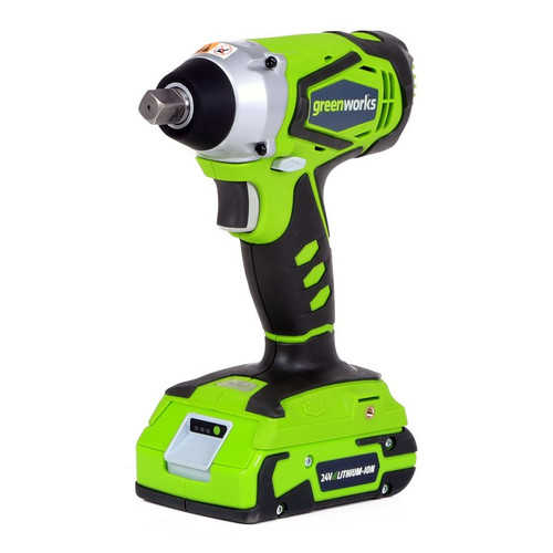 Greenworks 24V Cordless Lithium-Ion Impact Wrench 3800302