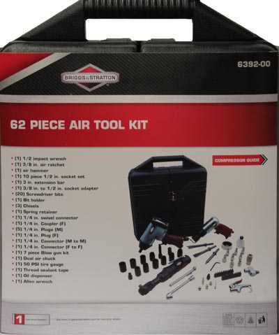 Briggs & Stratton BSAK621 62-Piece Air Tool Kit
