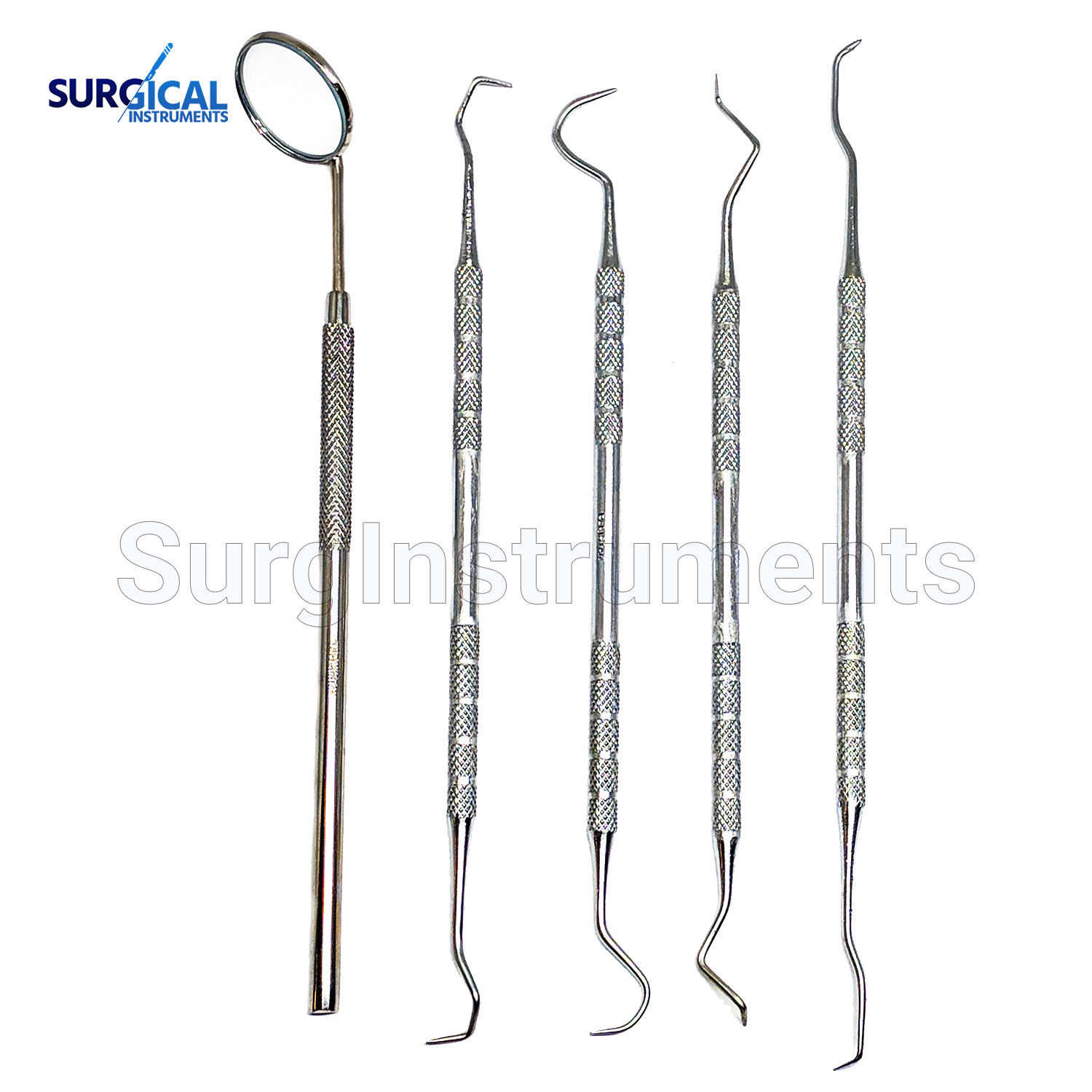 1 Set Dental Pick & Mirror Tools Sculpture Instrument Double End Oral Kit Tooth