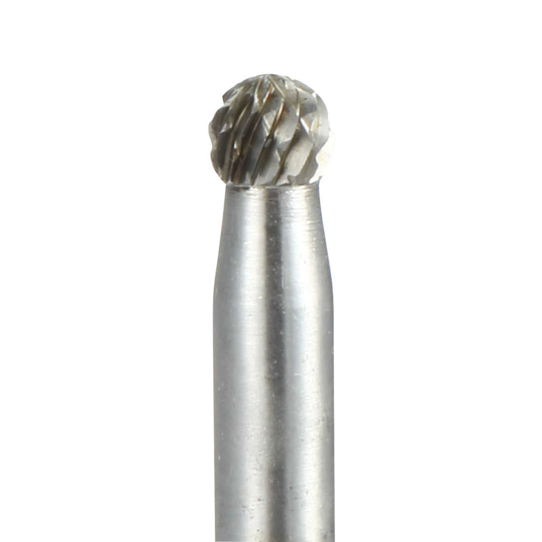 Double Cut Tungsten Carbide Rotary File 6mm Head 6mm Shank Ball Shaped