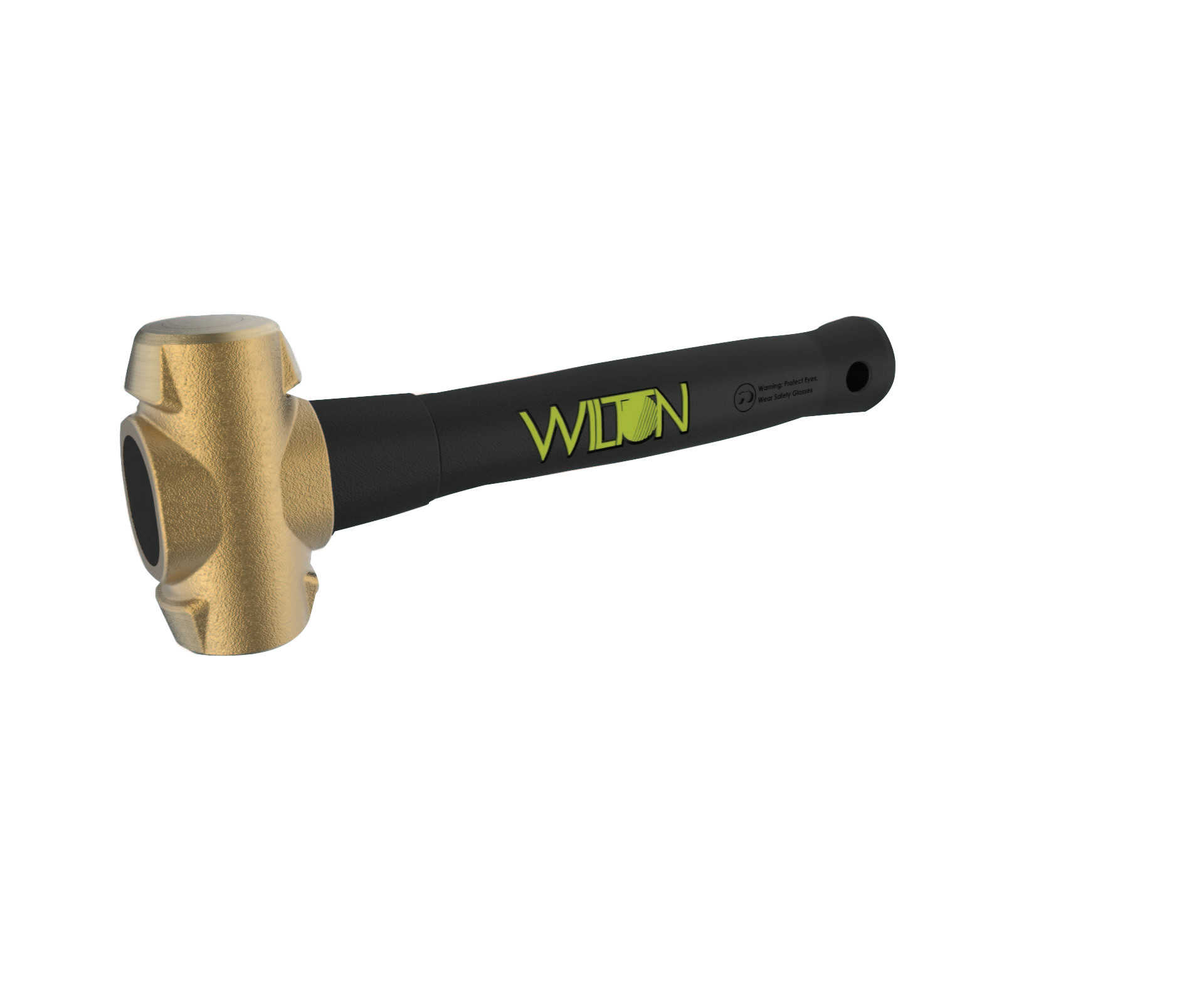 Wilton B.A.S.H Unbreakable Handle Brass Sledge Hammers, 2 1/2 lb, Unbreakable Handle