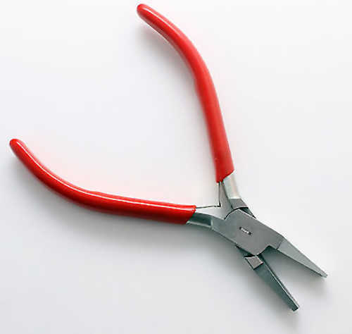 FLAT HALF ROUND NOSE JAWS RING BENDING PLIERS JEWELRY MAKING FORMING TOOL