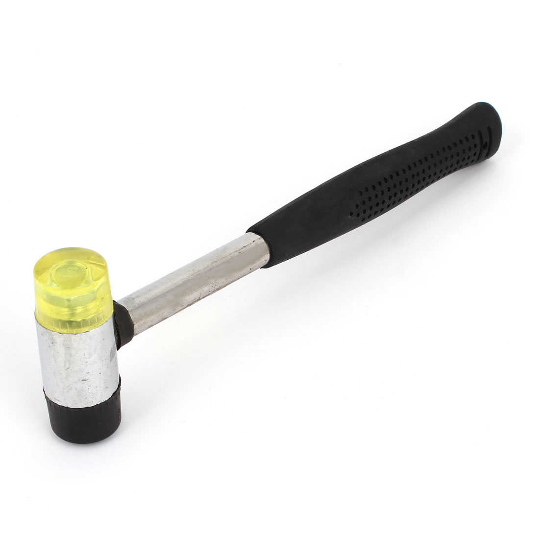 Unique Bargains Household Hand Tool 22cm Long Rubber Coated Grip Mallet Hammer 8.7' Length