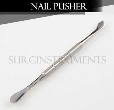 3 Pieces Nail Pusher - Double Ended Stainless Steel Manicure Salon AE-1270