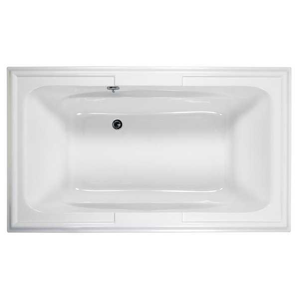 American Standard Town Square 72 Inch by 42 Inch EcoSilent Whirlpool 2742.048WC.020 White
