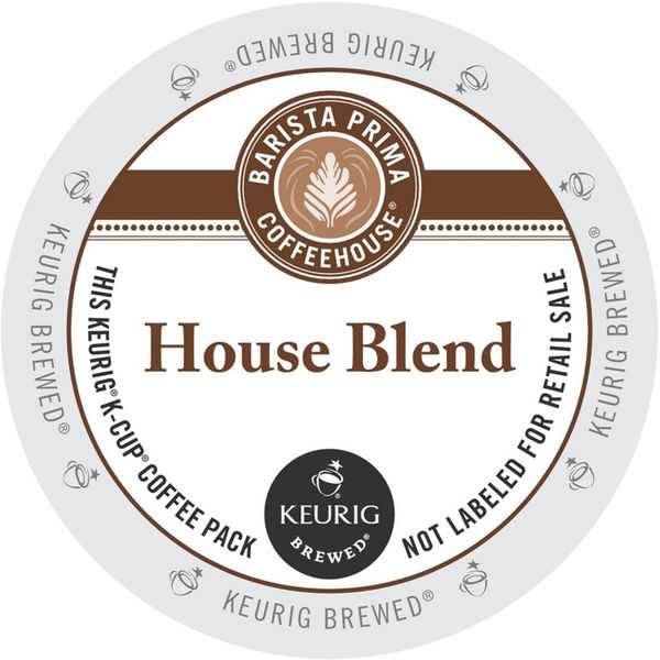 Barista Primahouse House Blend Coffee K-Cup Portion Pack for Keurig Brewers